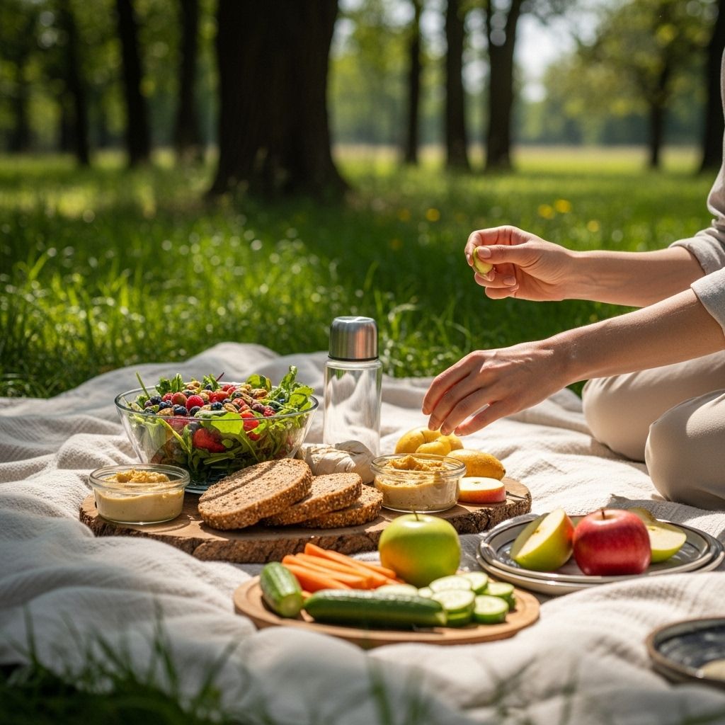 Mindful Eating Outdoors: Transformative Picnic Awareness Exercises and Tips Savor each flavor and moment as you deepen your connection with food and surroundings.