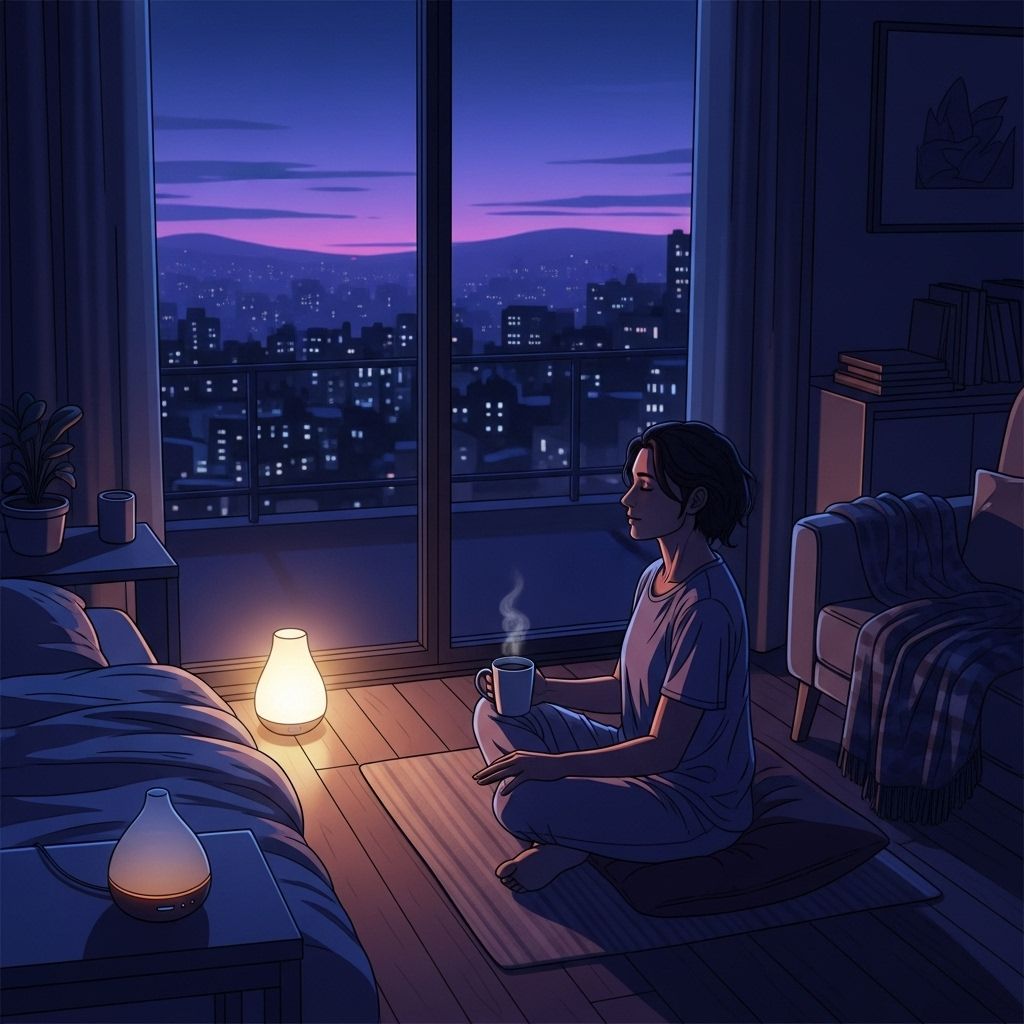 Mindfulness for Night Shift Workers’ Sleep Simple mental exercises to calm your thoughts and support deep daytime rest.