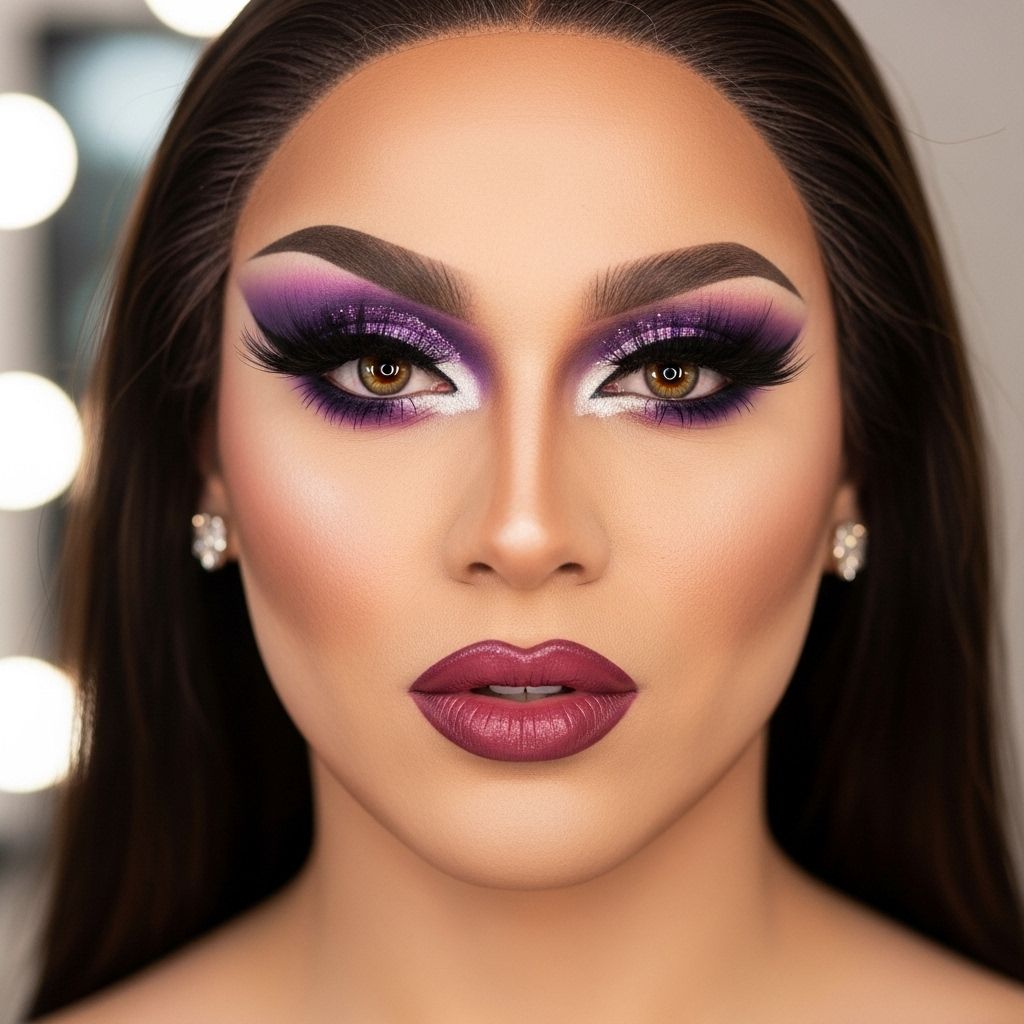 Discover the artistry behind Misty Violet's transformation as she reveals every step and product for achieving head-turning glam.