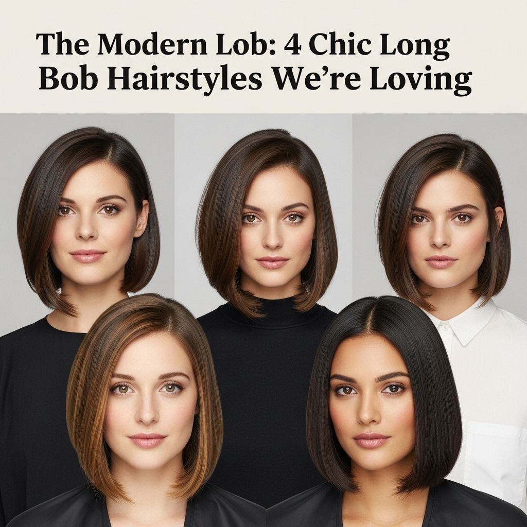 The Modern Lob: 4 Chic Long Bob Hairstyles We’re Loving Ready to let go of your long locks? Discover the most stylish lob trends, celeb inspiration, styling tips, and expert advice to nail your new signature look.
