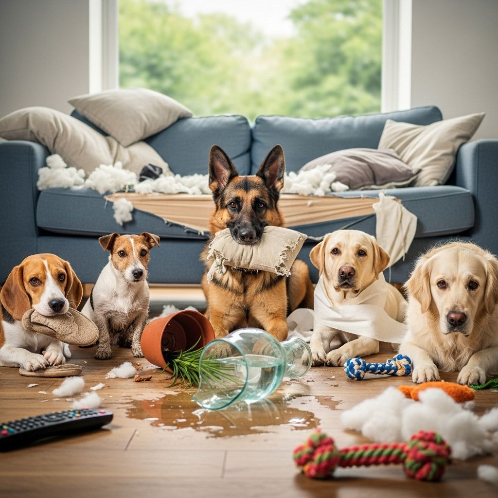 Explore why playful pups become homewreckers and how their instincts fuel the chaos.