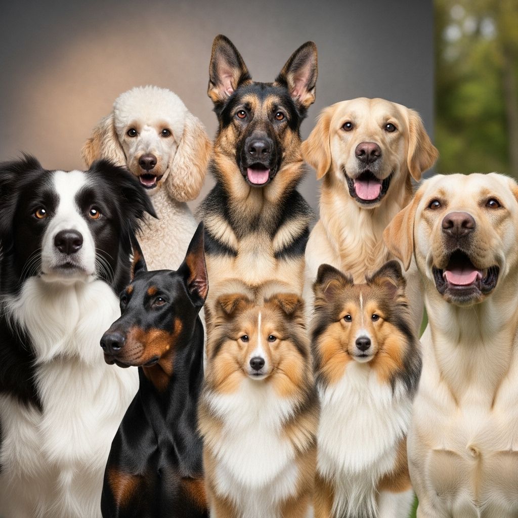 Exceptional obedience and problem-solving make these canines standout companions.