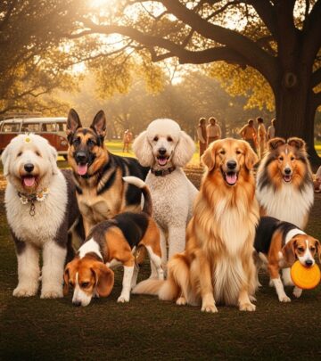 Rediscover furry companions whose loyalty, charm, and style won hearts during that era.