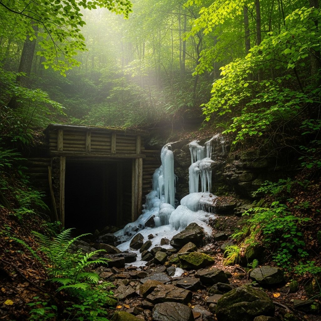 Inside the bizarre and chilling world of an Appalachian mine that only makes ice in the summer, stunning scientists and visitors alike.