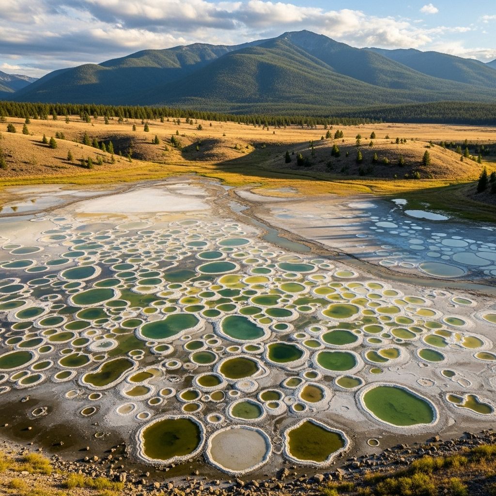 A surreal landscape woven from minerals, culture, and nature’s artistry in British Columbia’s Okanagan Valley.