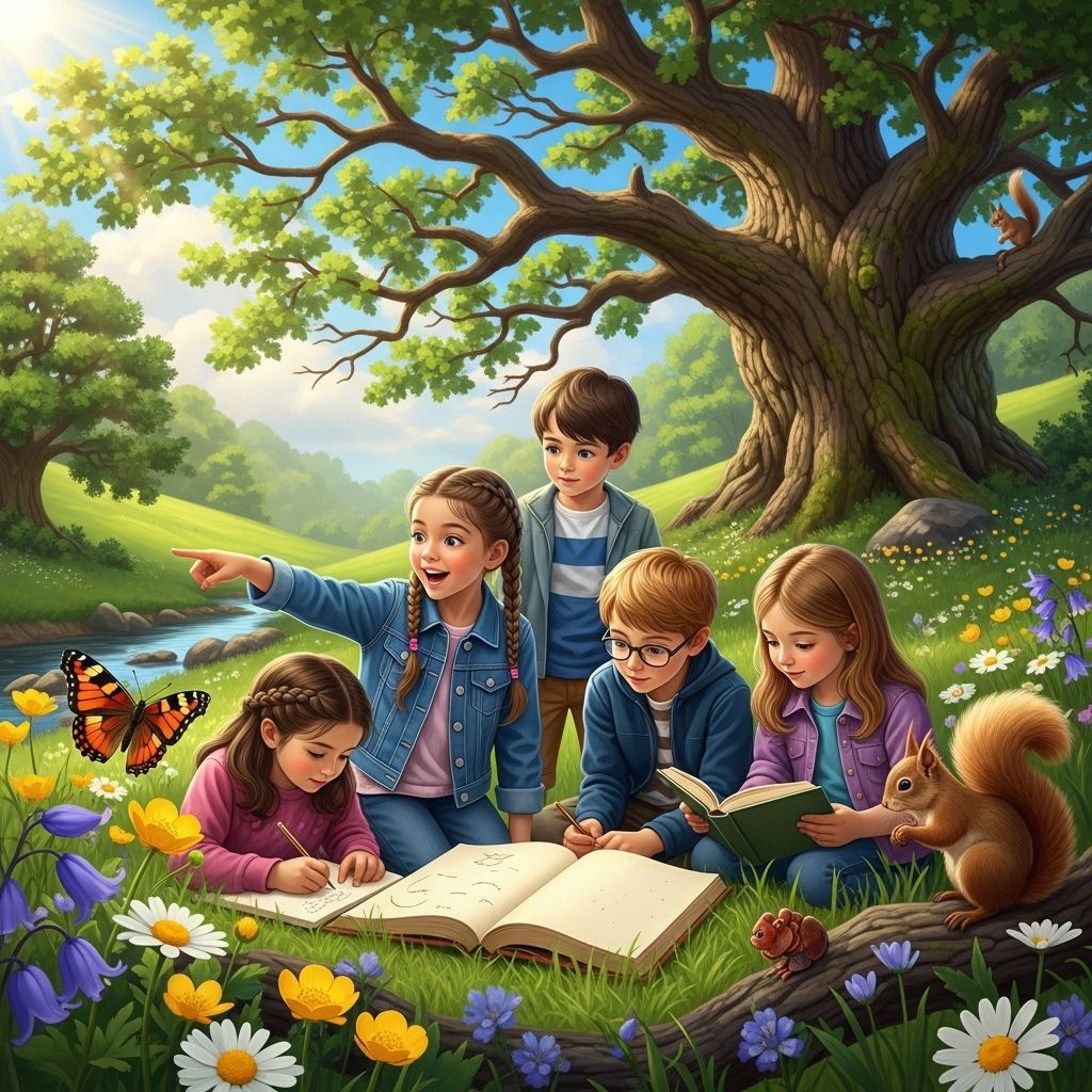 Introducing children to the wonders of poetry through nature-inspired verses and creative activities.