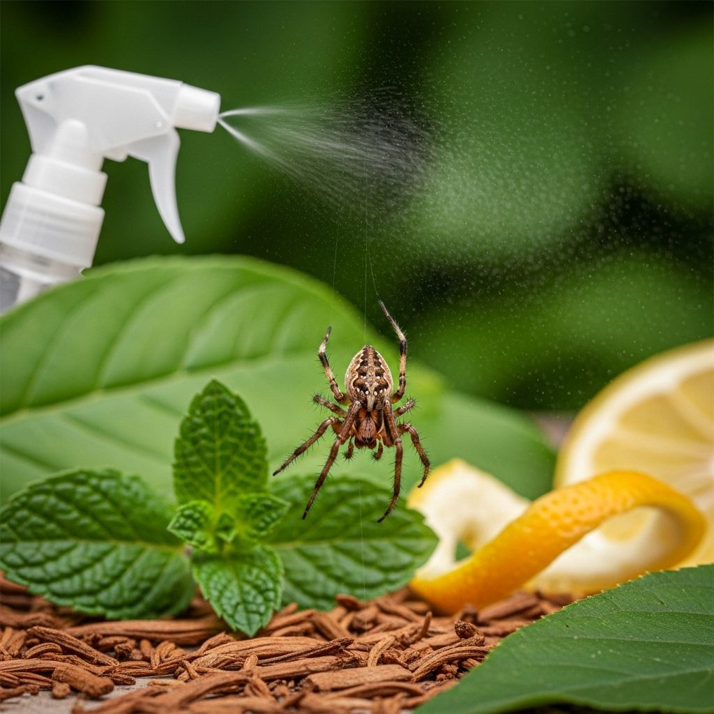 Natural Spider Repellents: Safe, Effective Ways to Keep Spiders Out Deterring eight-legged intruders with everyday oils and easy DIY sprays.