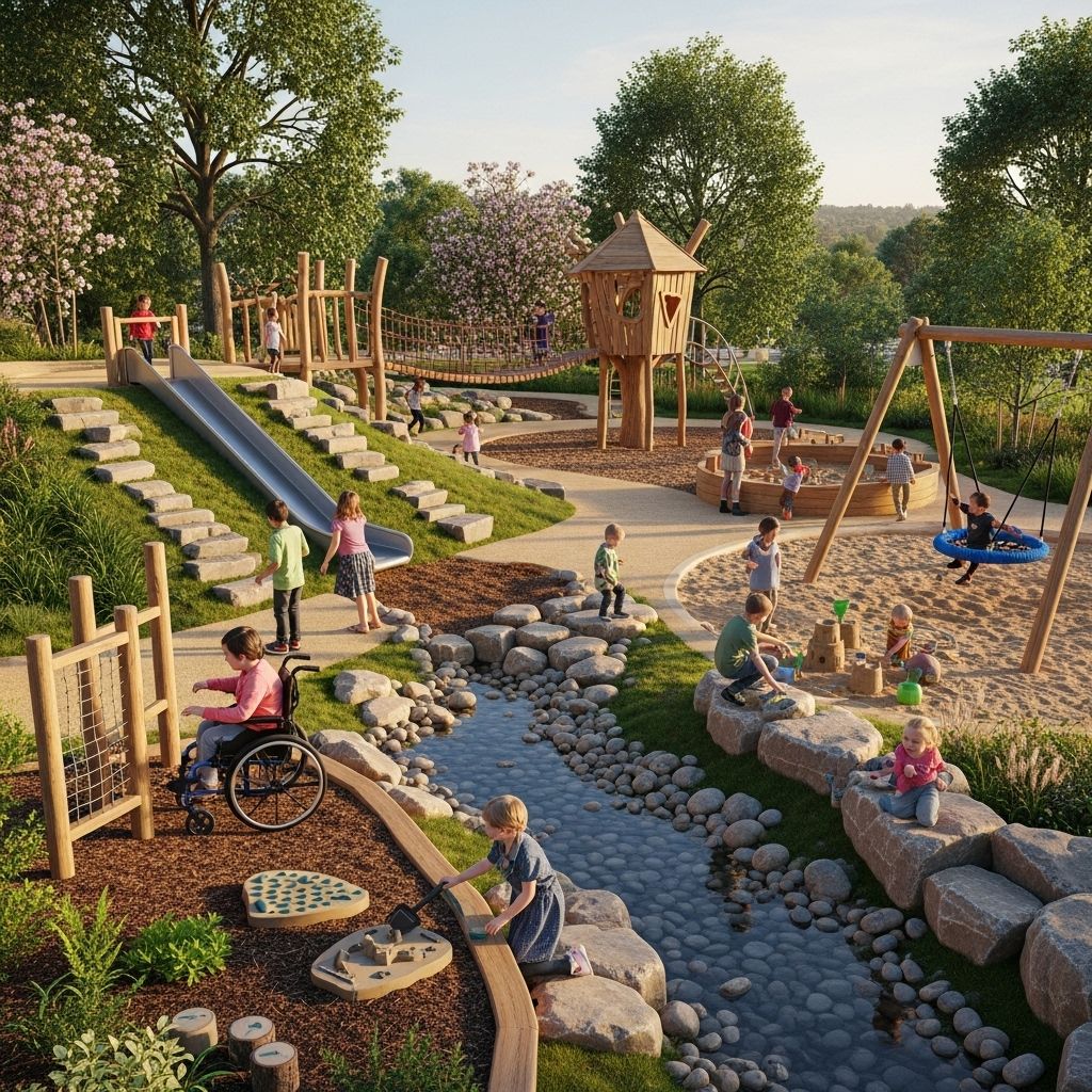 Discover how innovative, nature-inspired playgrounds foster creativity, resilience, and inclusive outdoor learning for children of all abilities.