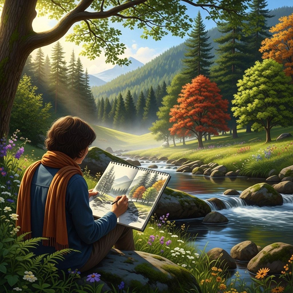 Nature Mindfulness for Artists: How Connecting with Nature Boosts Creativity and Well-being Discover how immersing in outdoor surroundings awakens fresh ideas and soothes the mind.