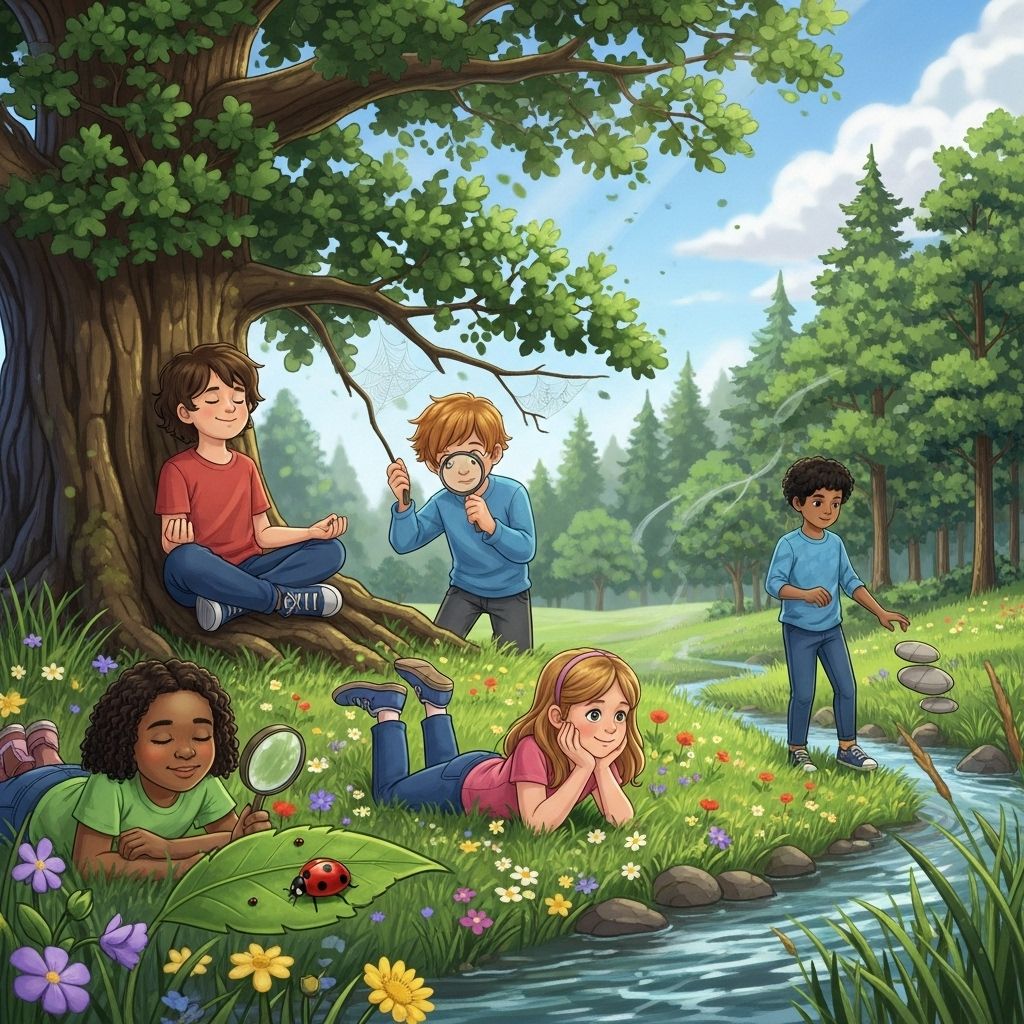 Time outside can soothe anxious little hearts while boosting their ability to concentrate.