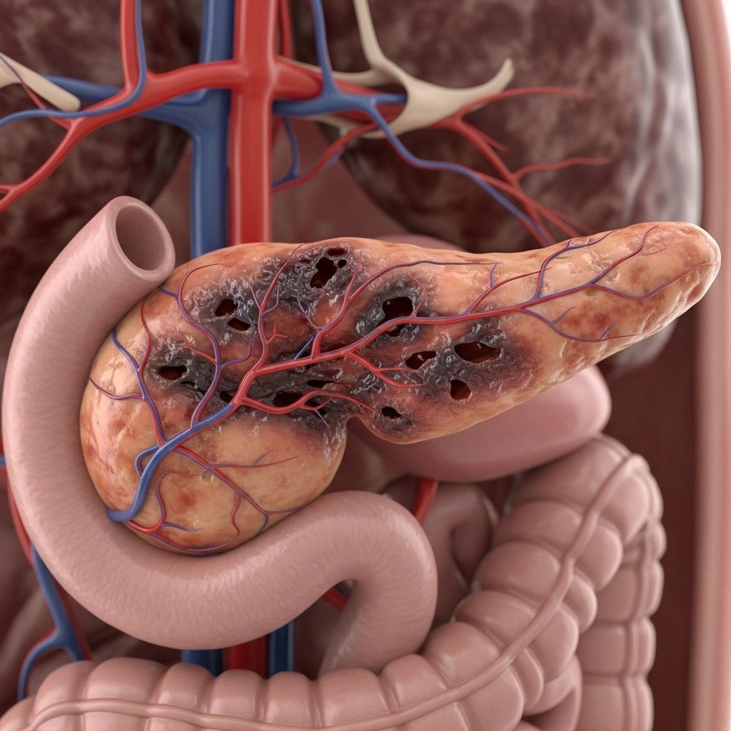 Understanding the severe complication of acute pancreatitis, its risk factors, symptoms, diagnosis, treatment strategies, and long-term outlook.