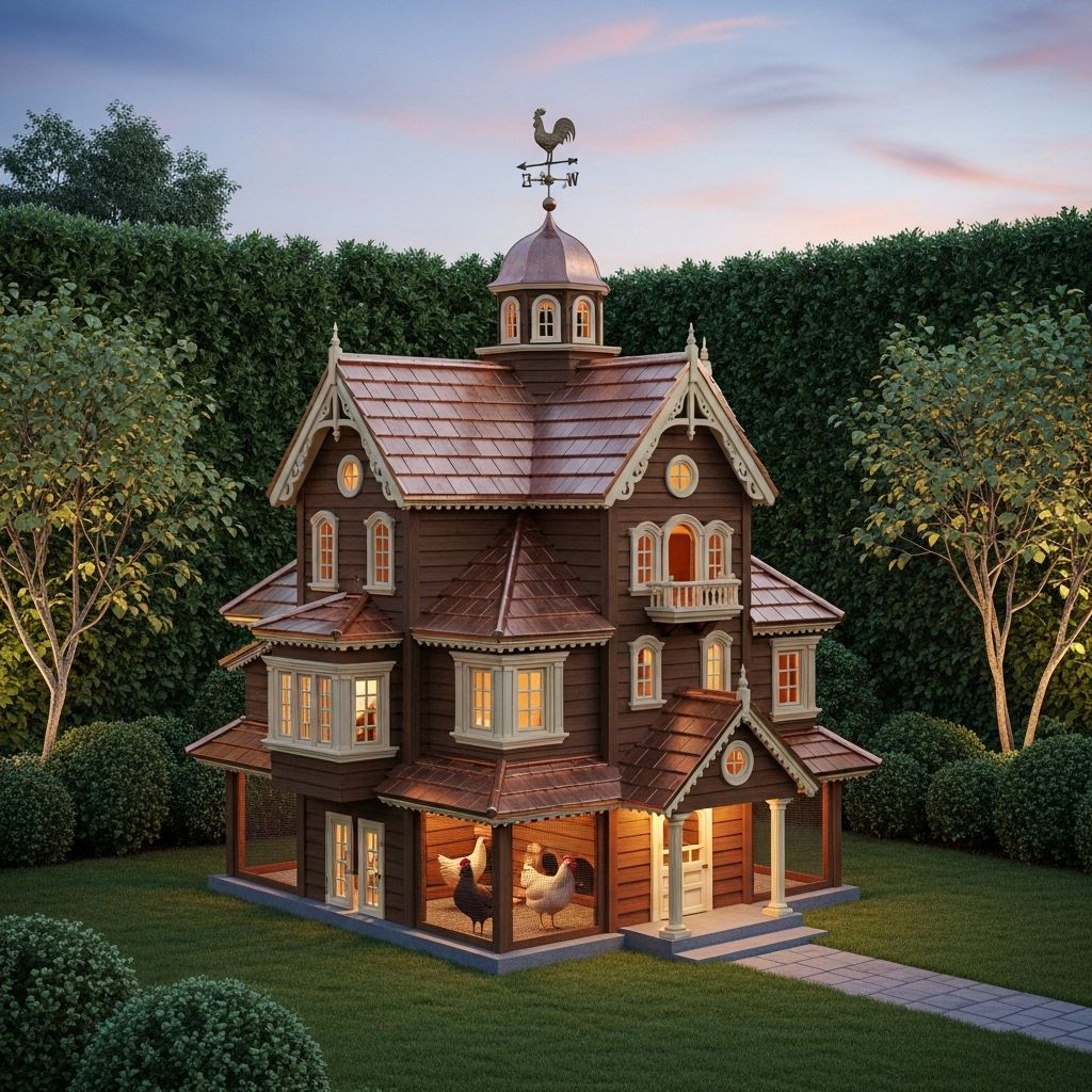 Inside the Luxurious $100,000 Neiman Marcus Chicken Coop Grand design meets expert care and supports rare breed conservation.