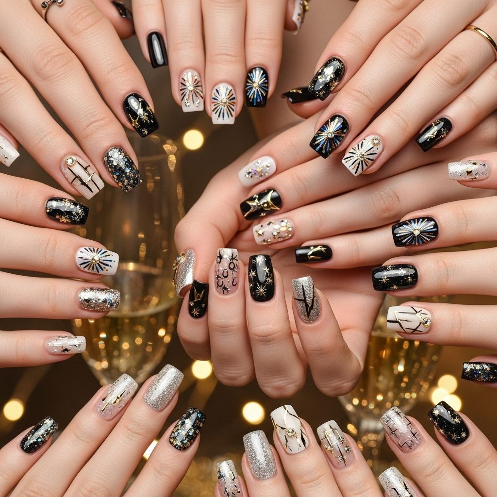 31 Inspiring New Year’s Eve Nail Designs to Sparkle Into 2024 Sparkle and shine: Discover 31 show-stopping New Year’s Eve nail designs for every style, mood, and skill level.