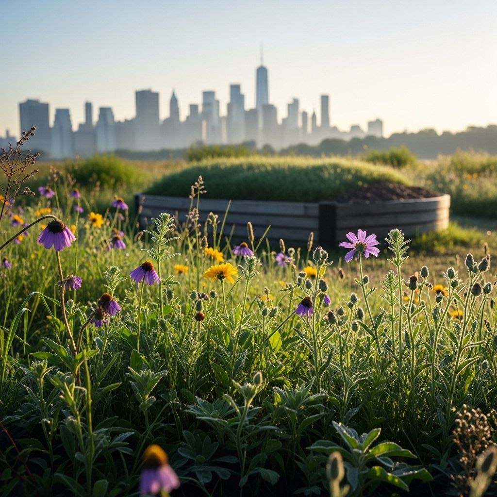 Exploring how New York is embracing green burial and human composting to create environmentally friendly, sustainable death care.