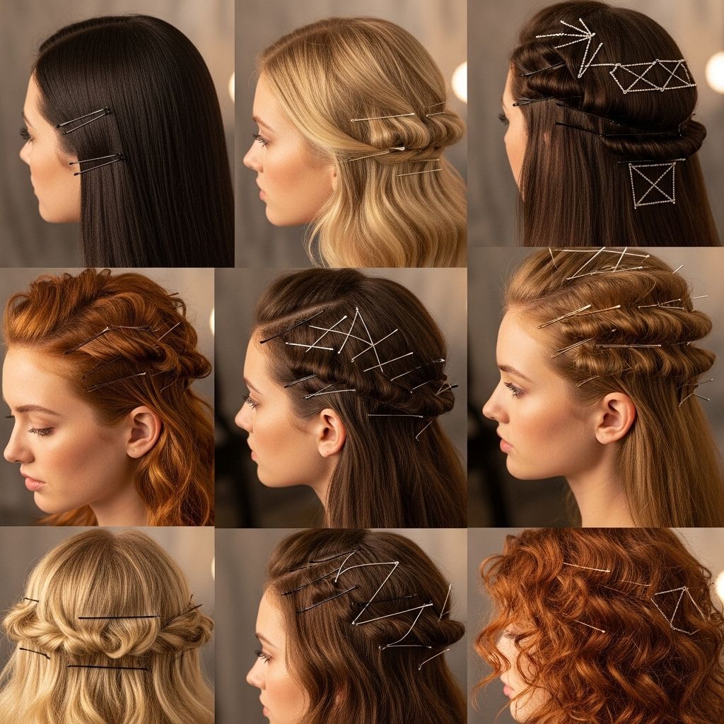 Discover creative, chic, and practical ways to transform your look using just bobby pins—no professional skills required.