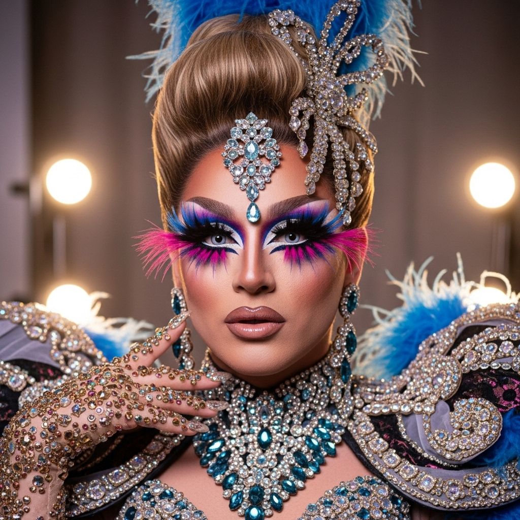 Nicole Onoscopi brings flair, drama, and heartfelt inspiration to the drag stage as featured by Cosmo Queens.