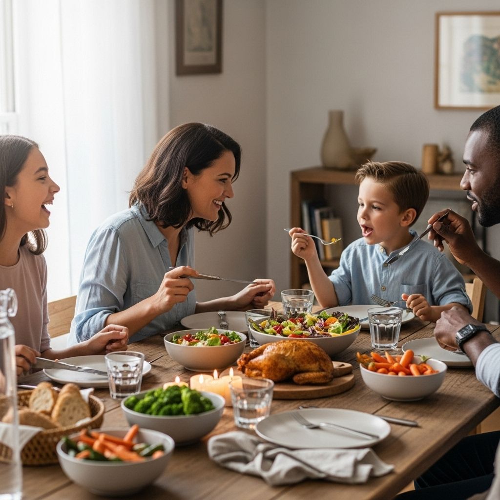 Device-free dinners foster deeper conversation and stronger family bonds.