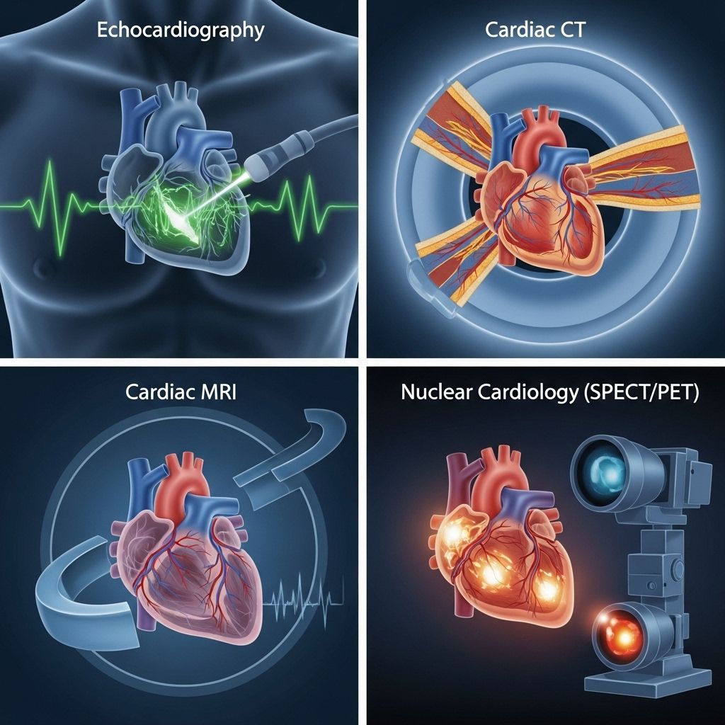 Non-Invasive Cardiac Imaging Comparison: Technologies, Diagnostic Value, and Clinical Impact A clear view of each scan’s strengths and drawbacks to guide personalized heart care.