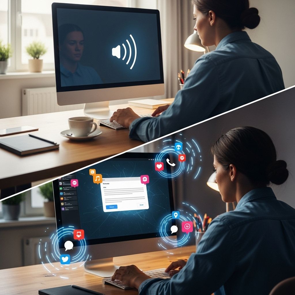 Notification Sounds vs. Visual Pings: Understanding Their Impact on Focus and Productivity Adjust your device settings to protect deep concentration and reduce mental fatigue.