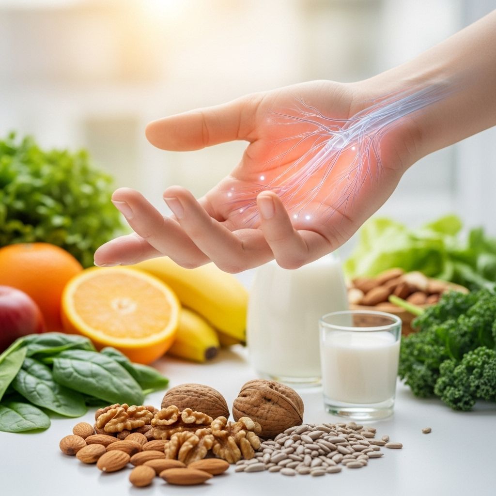 Filling nutrient gaps helps calm nerve irritation and ease persistent tingling.