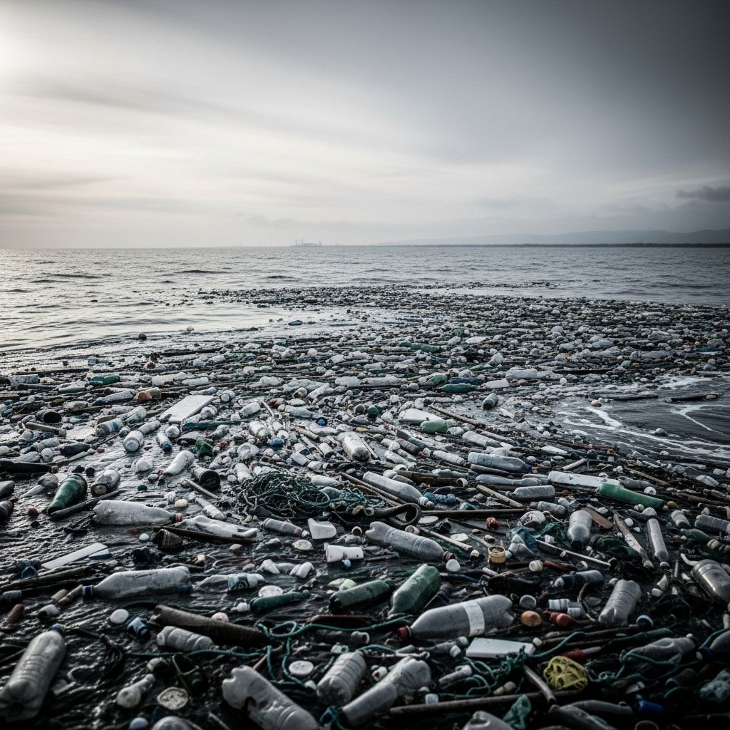 A detailed look at the exponential growth of plastic pollution in our oceans and what global action is needed to address this crisis.