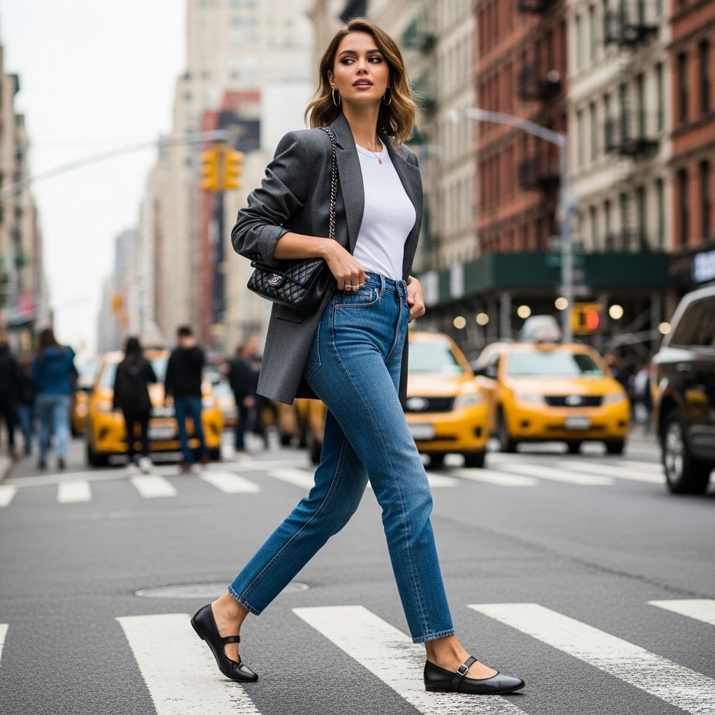 Discover the timeless charm of Mary Jane flats through Olivia Rodrigo's fashion choices.