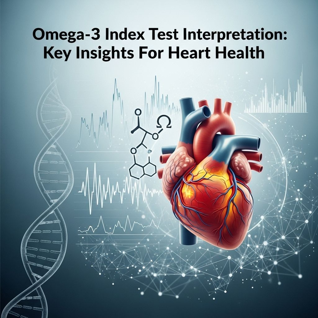 Comprehensive Guide to Omega-3 Index Test Interpretation: Understanding Cardiovascular and Health Implications Your EPA and DHA ratio offers vital clues to cardiovascular risks and wellness choices.
