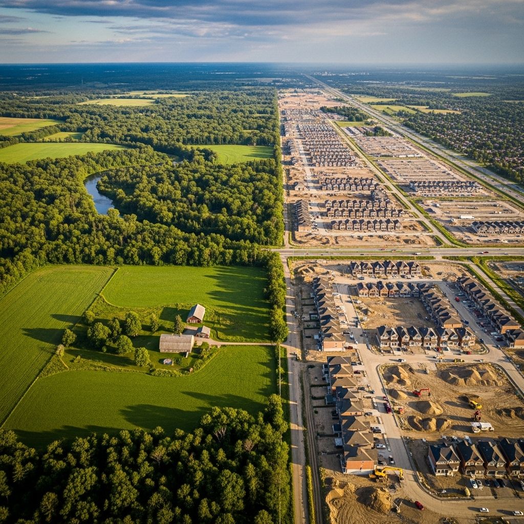 Ontario's Greenbelt faces historic pressure from development as government policy shifts, igniting debate over conservation and growth.
