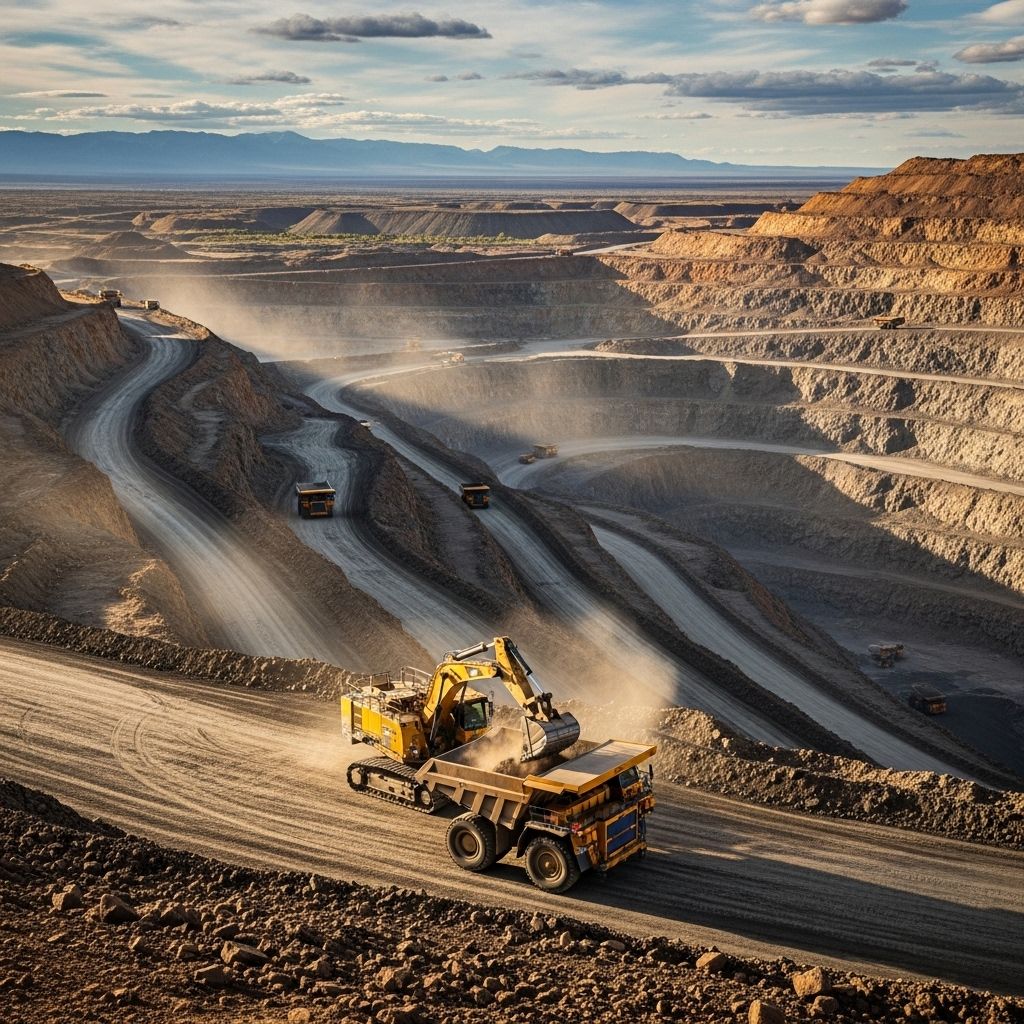 Explore how open-pit mining shapes landscapes, disrupts habitats, and challenges sustainability in resource extraction.