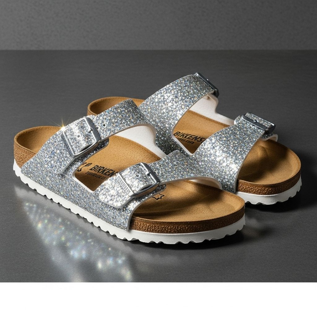 Opening Ceremony brings glamour to Birkenstocks with glittery essentials.