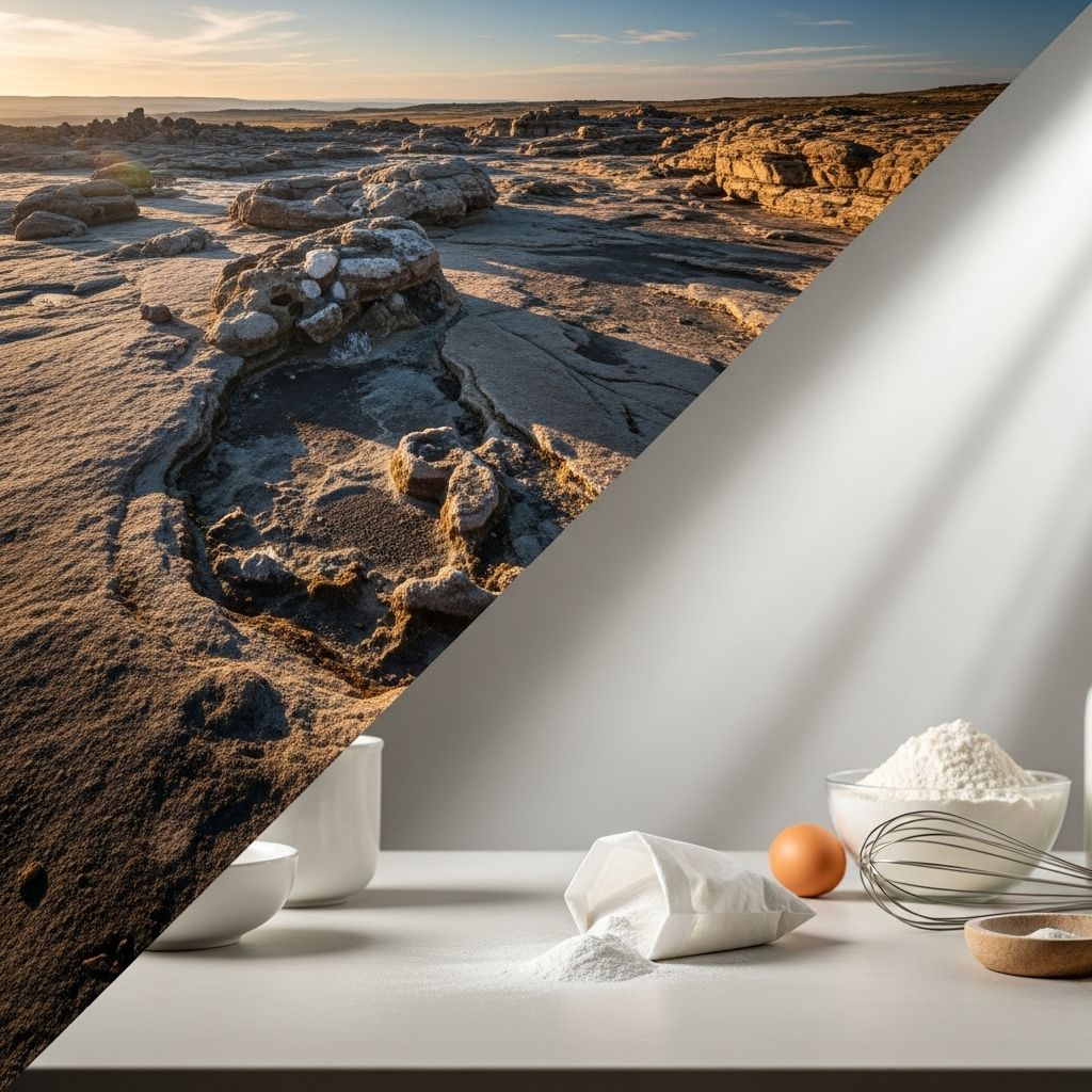 Tracing baking soda from its natural roots and complex manufacturing, to its central role in eco-friendly living across the globe.