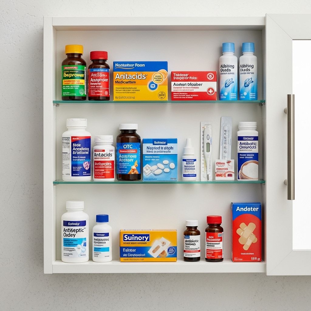 OTC Medicine Cabinet Essentials for Common Ailments: The Comprehensive Guide to Home Health Preparedness Keeping key medications at hand offers peace of mind for treating minor aches and coughs.