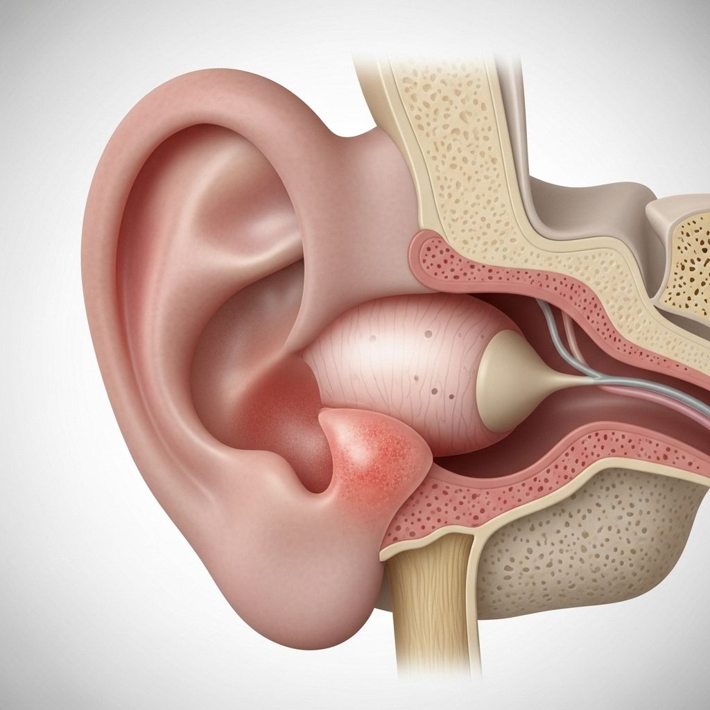Explore causes, symptoms, diagnosis, and treatment options for middle ear infections (otitis media) in adults.