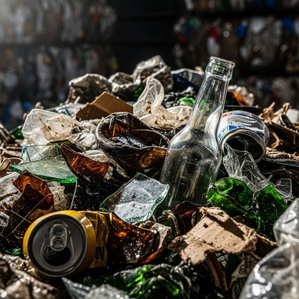 Glass was once a recycling champion—now most of it ends up in landfill. Understand why single-stream recycling poses a crisis for glass waste management.