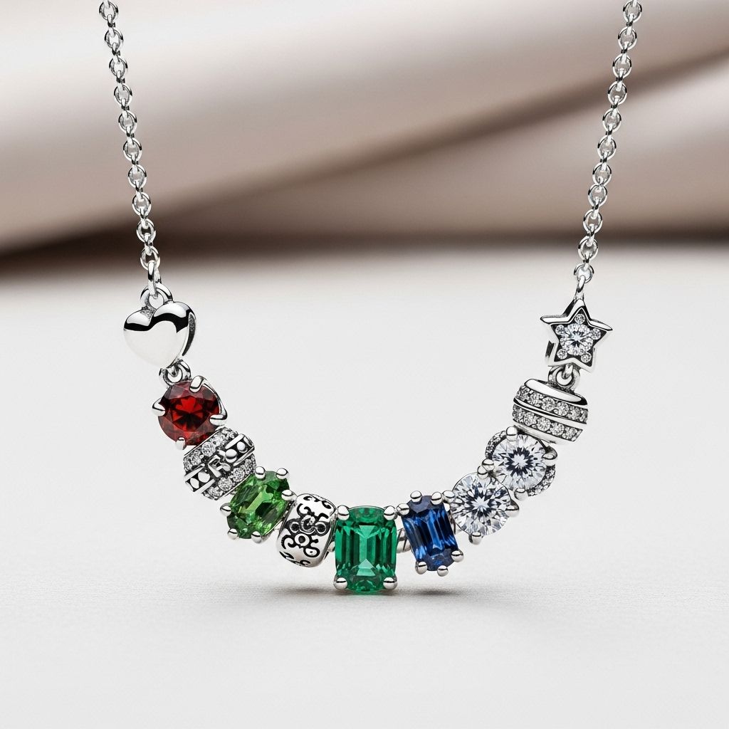 How Pandora’s Birthstone Charm Necklace Redefines Classic, Personalized Jewelry for Modern Style.