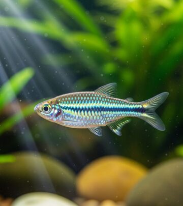 Consistent water parameters and ample space bring out the vibrant hues of schooling fish.