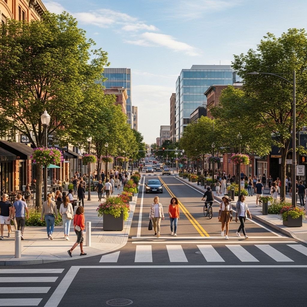 Cities worldwide are redesigning streets to prioritize pedestrians, slow traffic, and create safer, more walkable urban spaces for all ages.