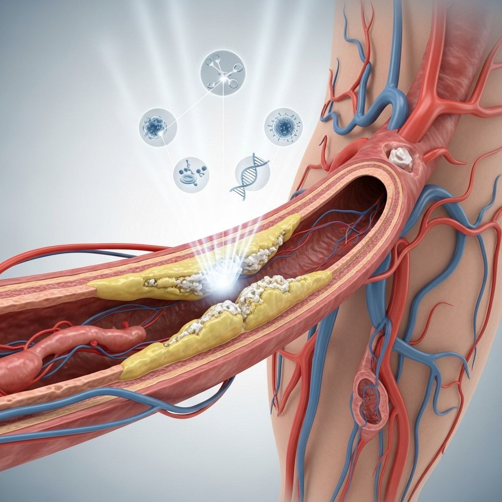 Understand the risks, symptoms, causes, diagnosis, and treatment advances for Peripheral Vascular Disease and related complications.