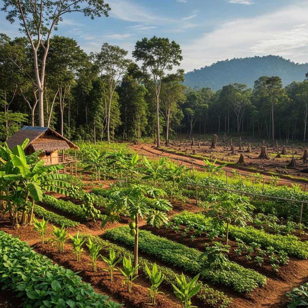 How permaculture is empowering communities and fighting Cambodia's accelerating forest loss while promoting local resilience.