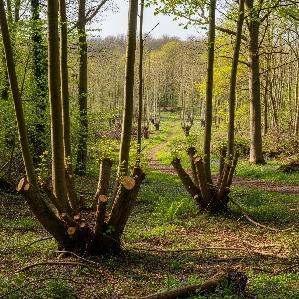 Examine the ancient art of woodland coppicing—its ecological, practical, and cultural benefits for today's resilient landscapes.