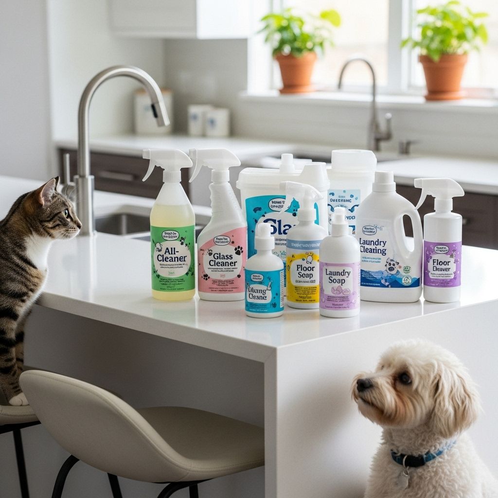 Pet-Safe Household Cleaning Products: A Comprehensive Guide Keep your home sparkling while protecting curious paws and sensitive noses.