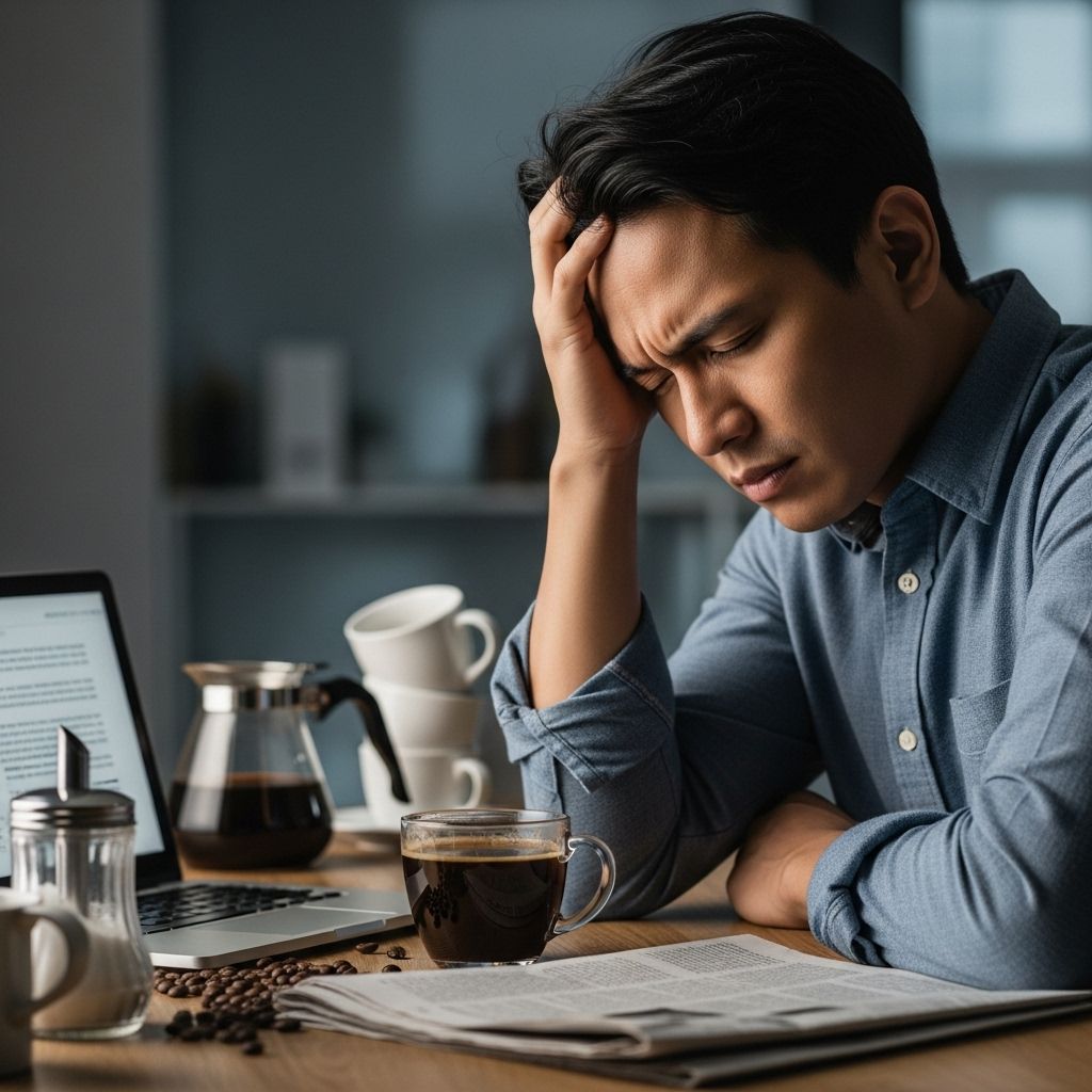 Recognize the signals your body sends when coffee and caffeine consumption starts to affect your health.