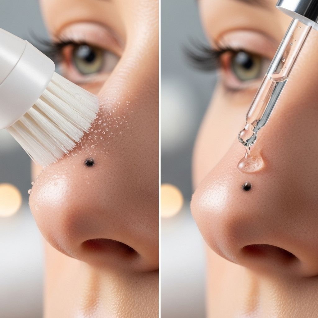 Physical vs Chemical Exfoliation for Blackheads: A Comprehensive Guide for Clearer Skin Transform congested pores into a smooth, glowing complexion with personalized care.