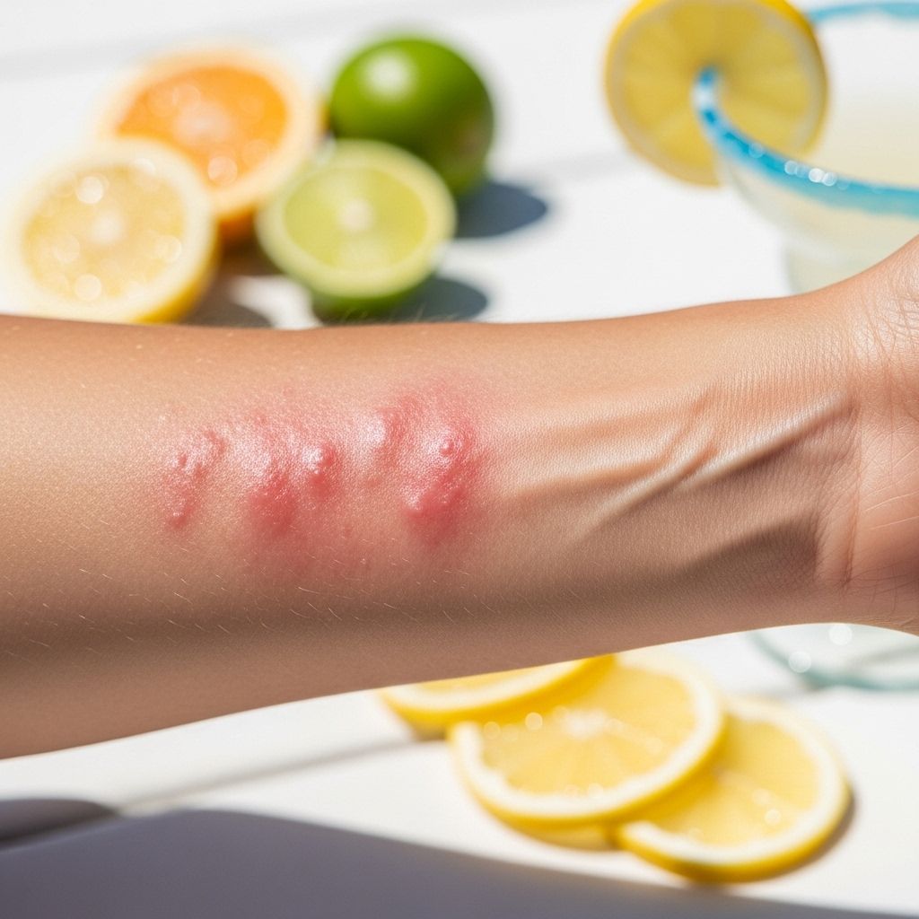 Discover the causes, symptoms, and prevention of phytophotodermatitis—why limes, sunlight, and summer fun can lead to 'margarita burn.'