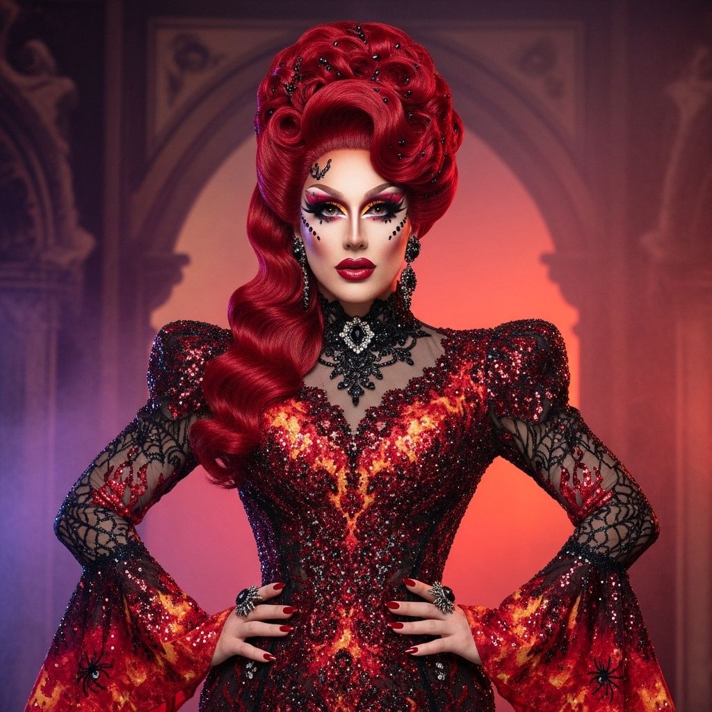 Dive into the artistry, inspiration, and fierce transformation of Brazilian drag queen Pietra Parker’s unforgettable Red Devil Halloween look.