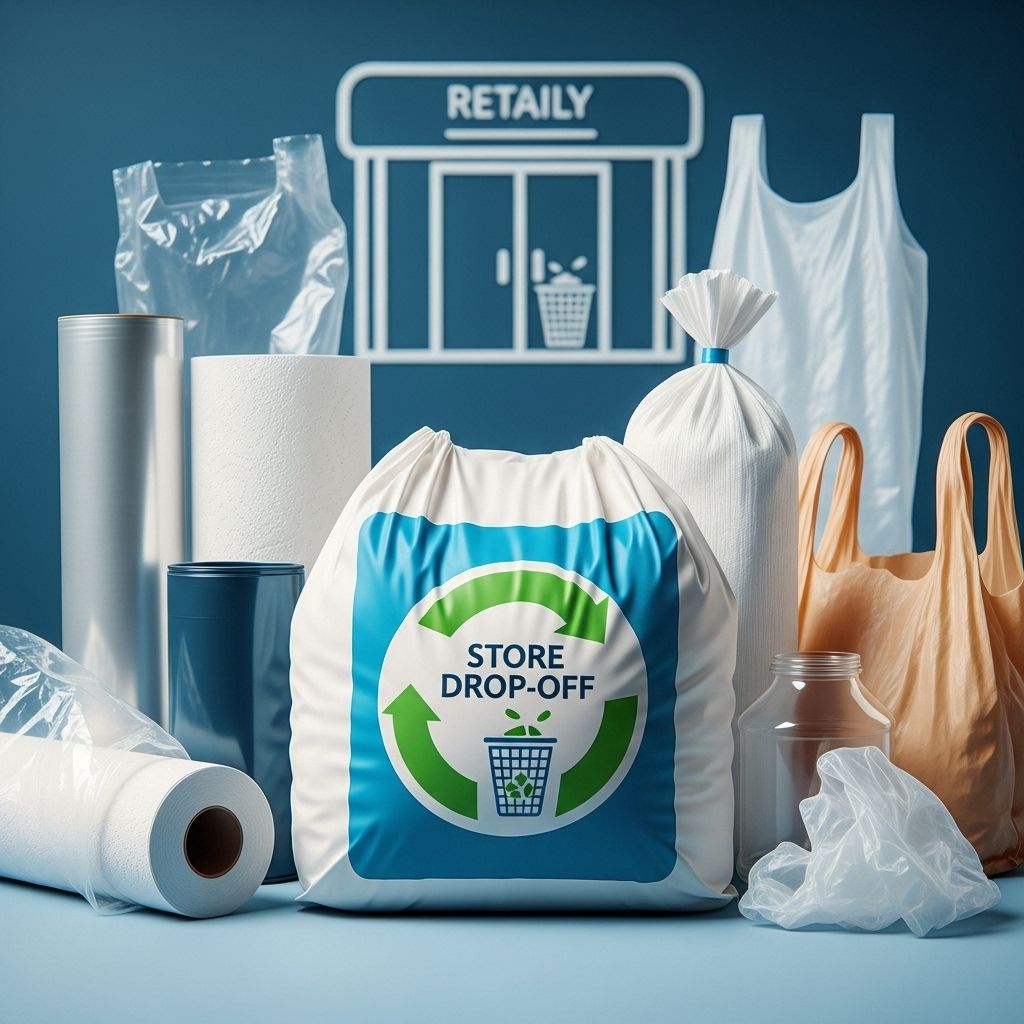 Learn what the 'Store Drop-Off' label means and how it is helping you recycle more plastic packaging responsibly.