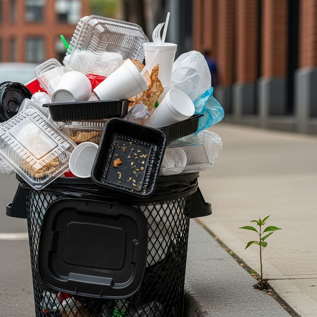 Single-use food packaging is polluting our planet. Explore why it matters and practical ways to cut takeout plastic waste.