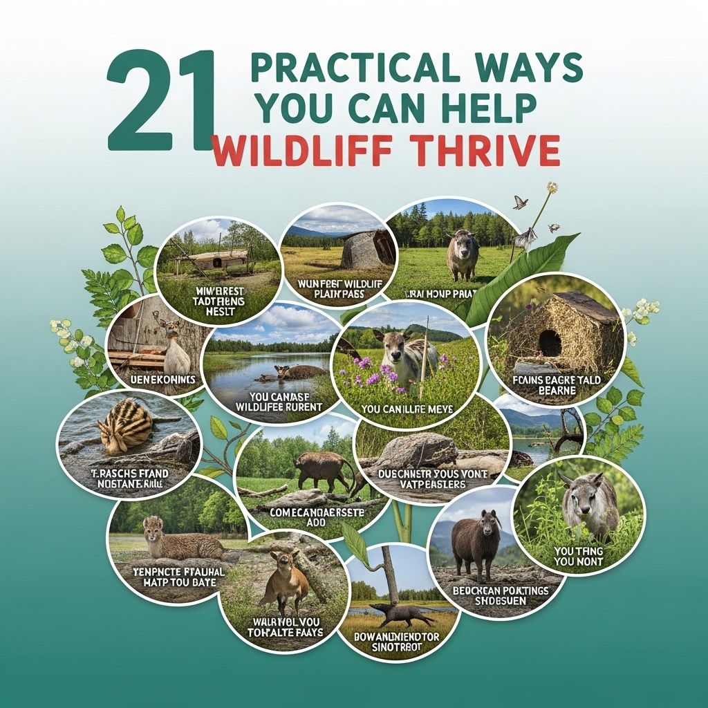 Explore simple, effective actions that support wildlife protection at home, in your community, and beyond.