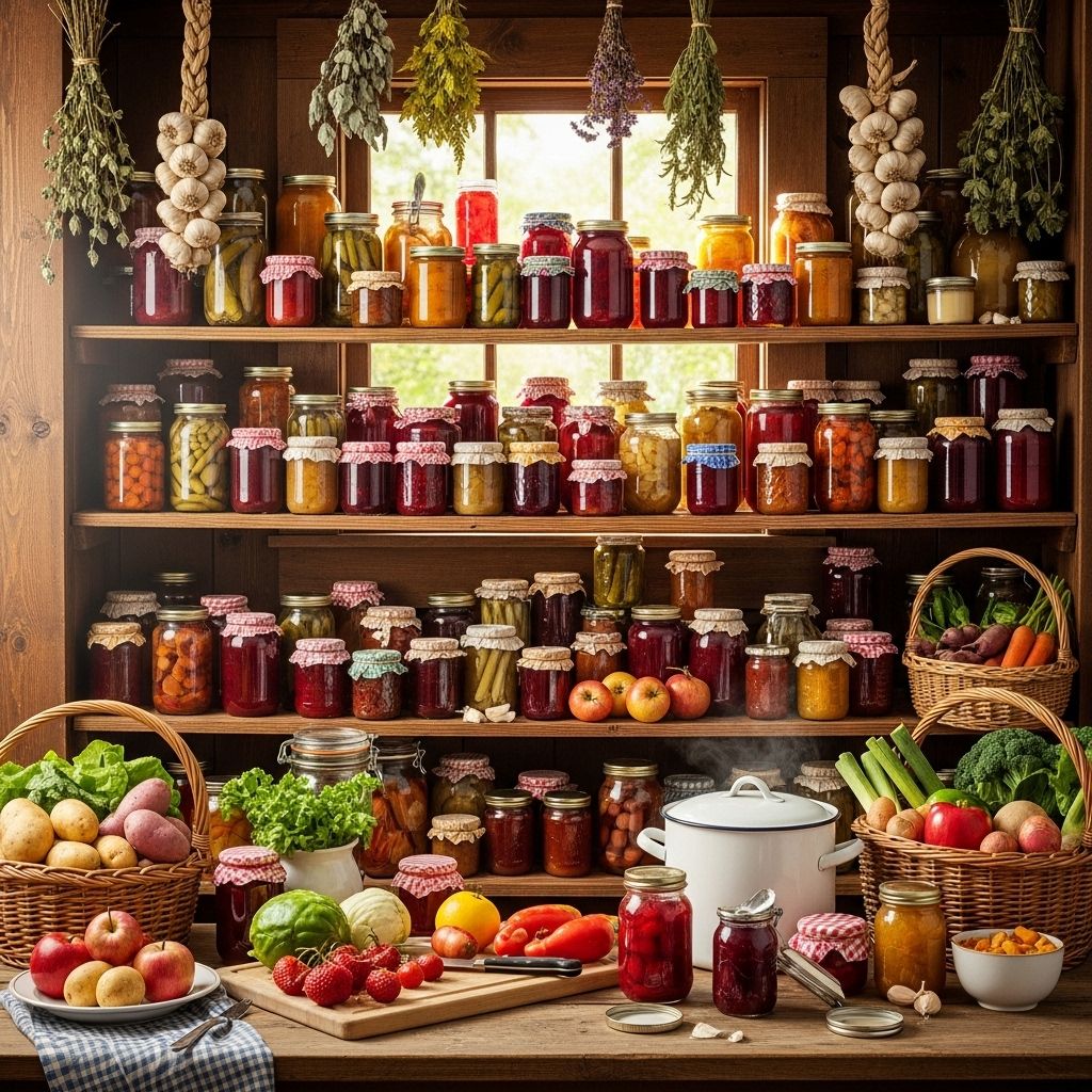 Discover time-tested techniques to transform your garden harvest into shelf-stable preserves for year-round enjoyment.