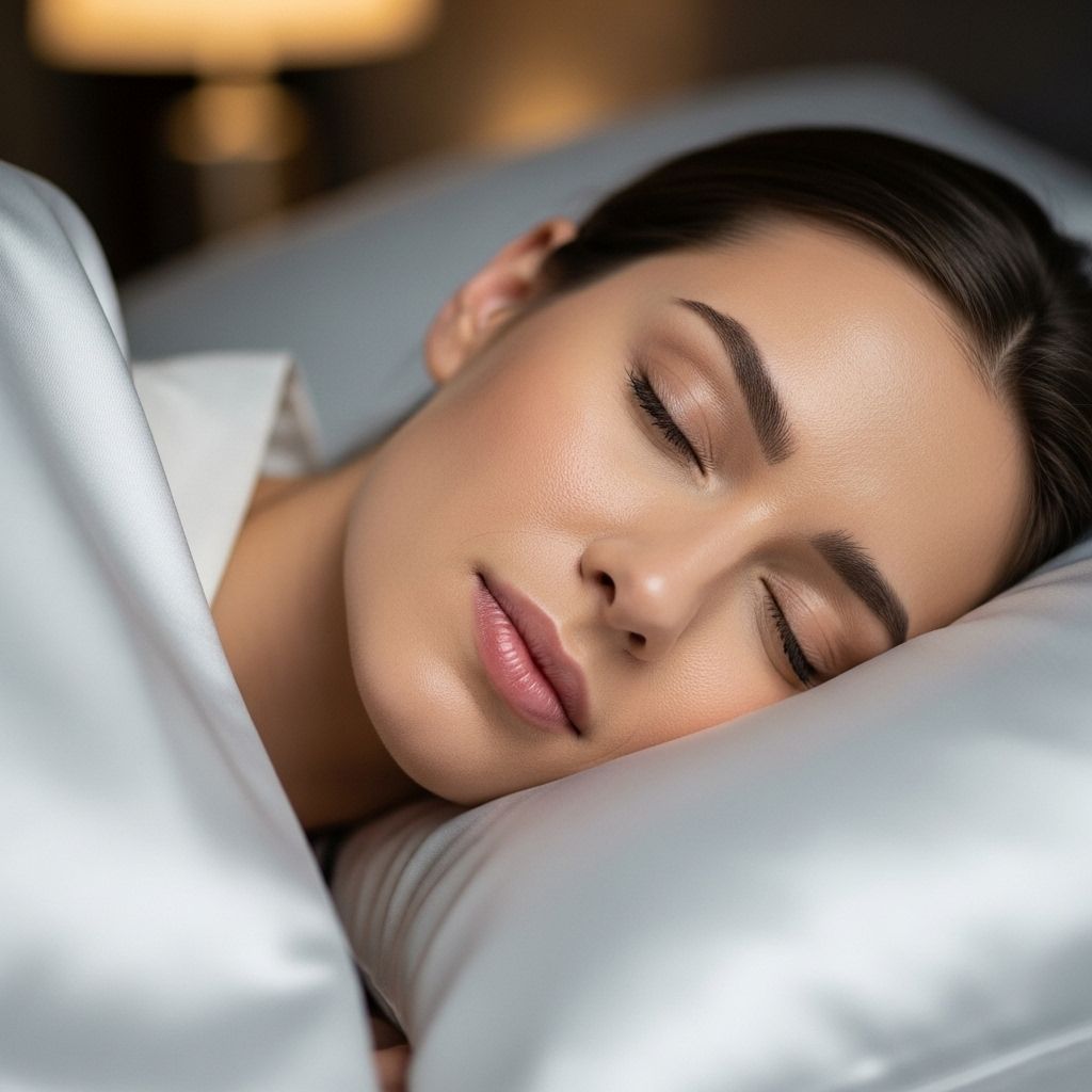 Wake up to a smoother complexion with fabric and posture tweaks that protect your skin.